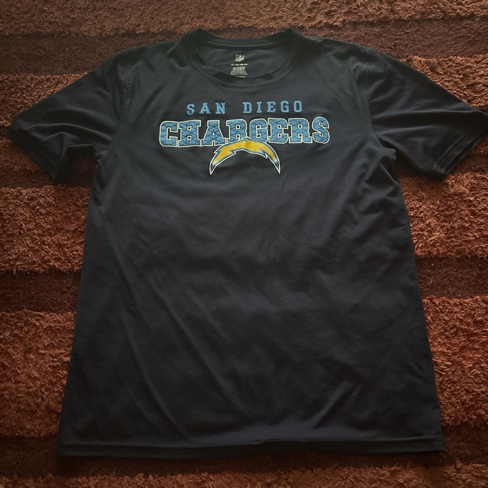 San Diego Chargers Navy Blue T-Shirt